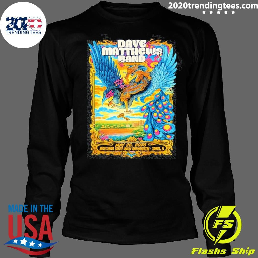 Dave Matthews Band May 26 2026 In Tampa FL Shirt