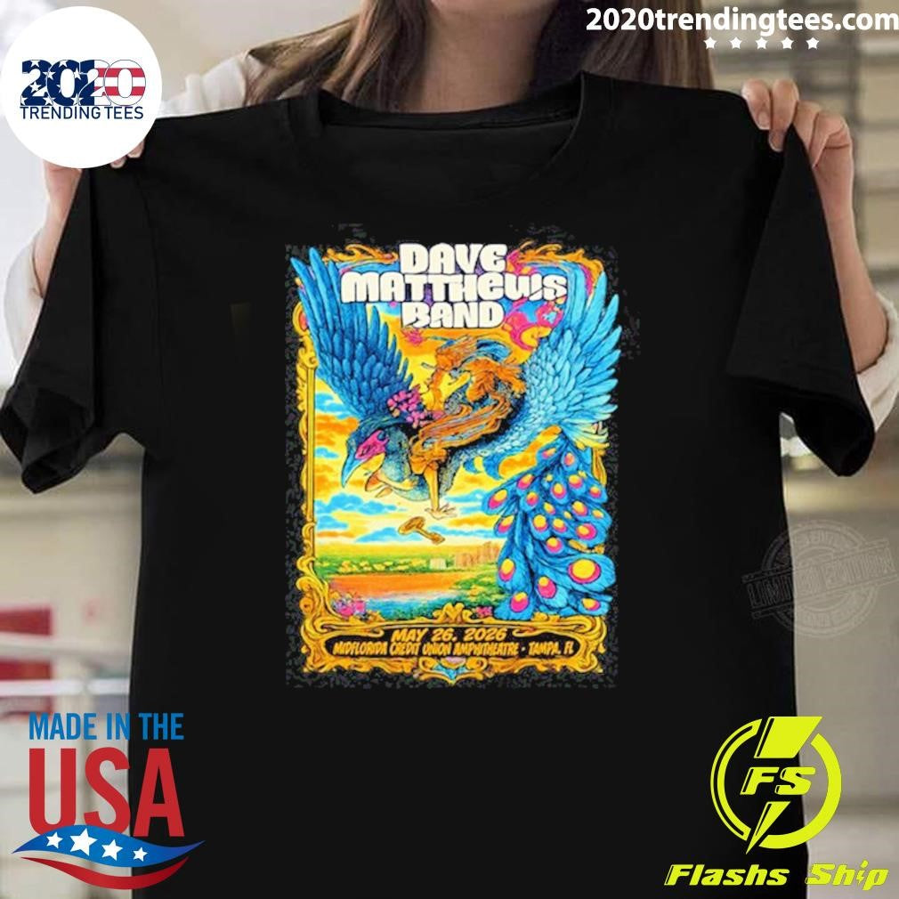 Dave Matthews Band May 26 2026 In Tampa FL Shirt