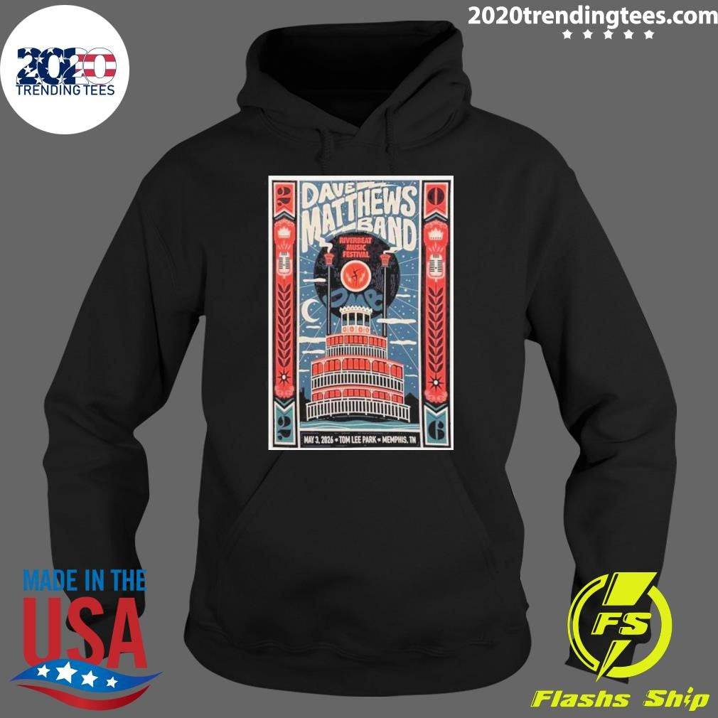 Dave Matthews Band May 3 2026 Tom Lee Park, Memphis TN Shirt