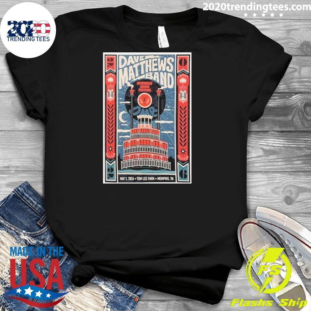 Dave Matthews Band May 3 2026 Tom Lee Park, Memphis TN Shirt