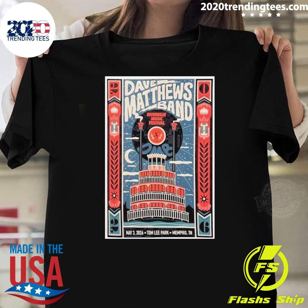 Dave Matthews Band May 3 2026 Tom Lee Park, Memphis TN Shirt
