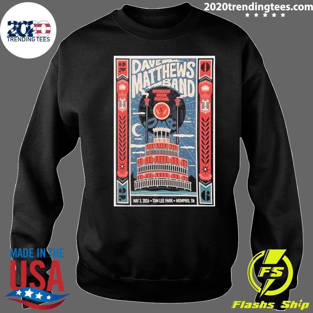 Dave Matthews Band May 3 2026 Tom Lee Park, Memphis TN Shirt