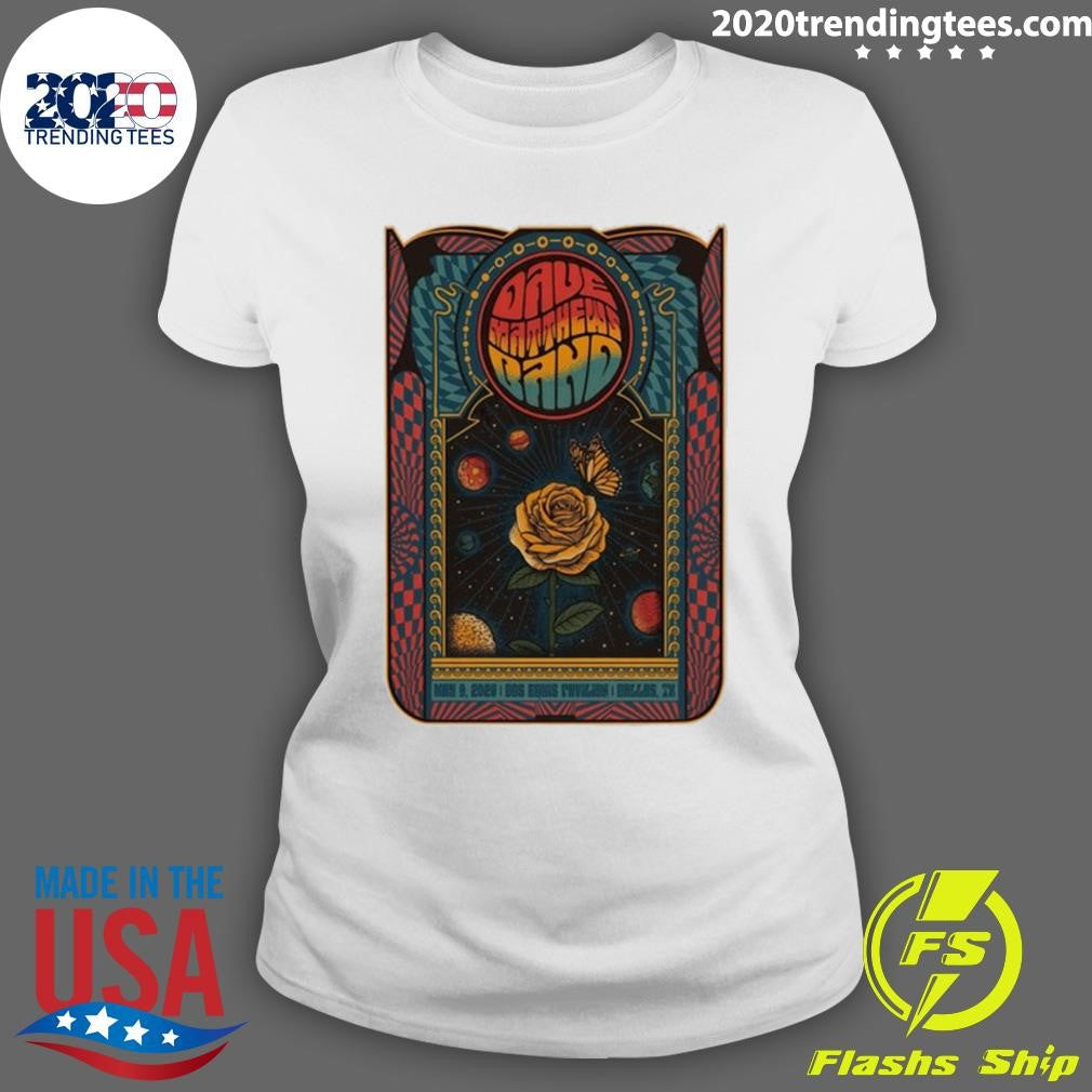Dave Matthews Band May 9 2026 Dos Equis Pavilion in Dallas TX Shirt