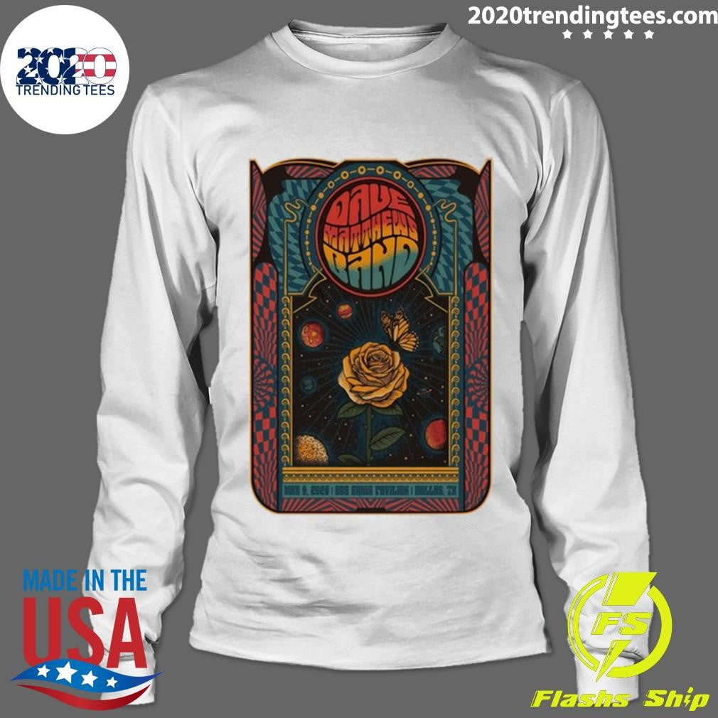 Dave Matthews Band May 9 2026 Dos Equis Pavilion in Dallas TX Shirt