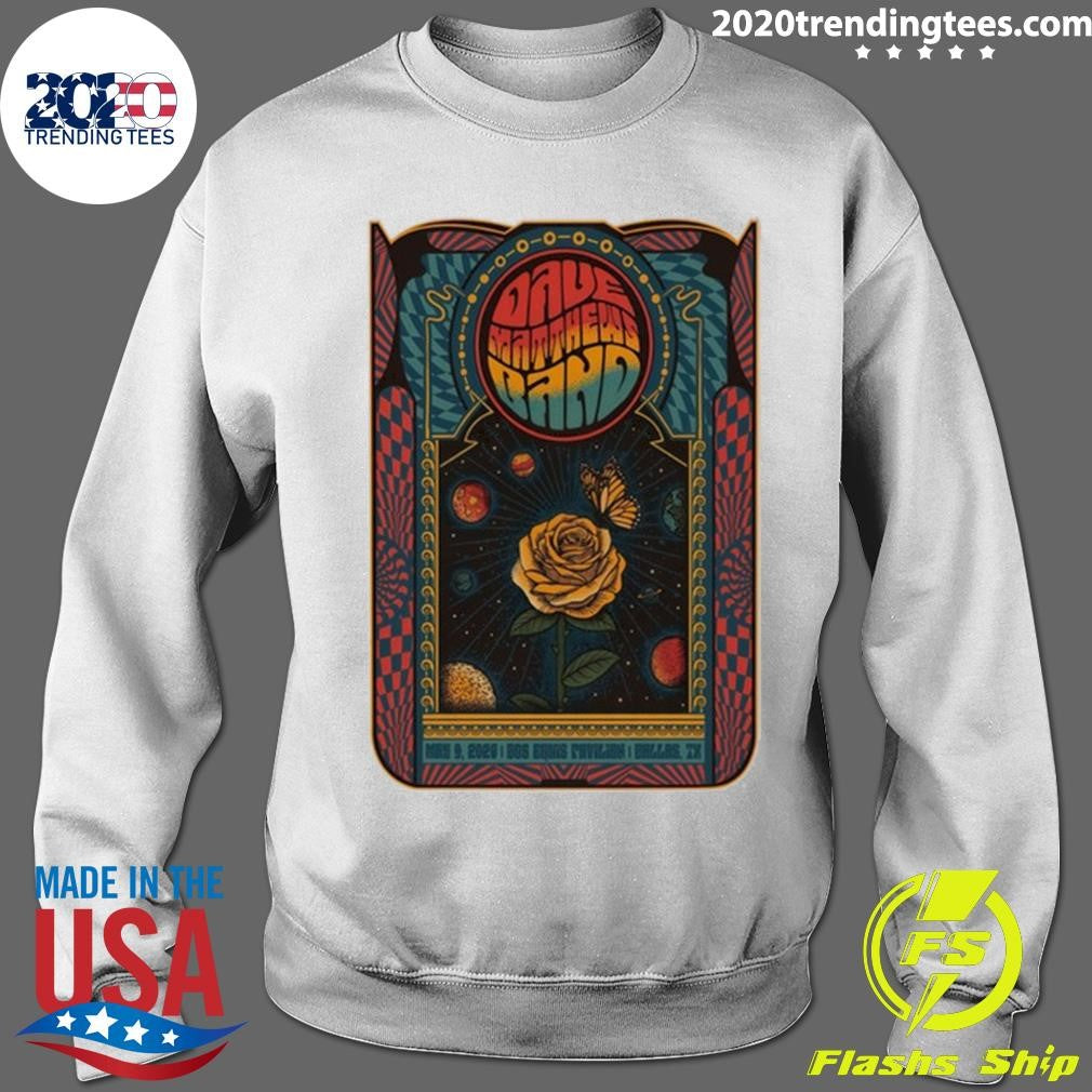 Dave Matthews Band May 9 2026 Dos Equis Pavilion in Dallas TX Shirt