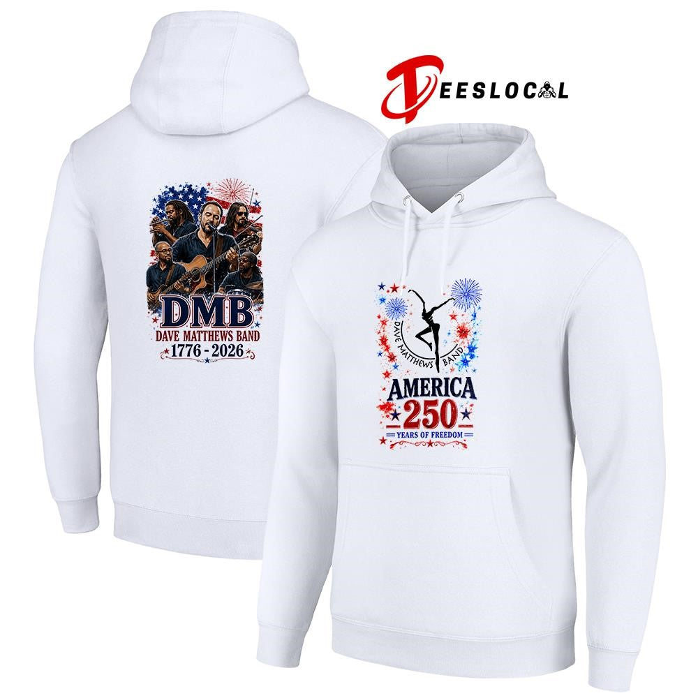 Dave Matthews band America 250 years of freedom graphic shirt
