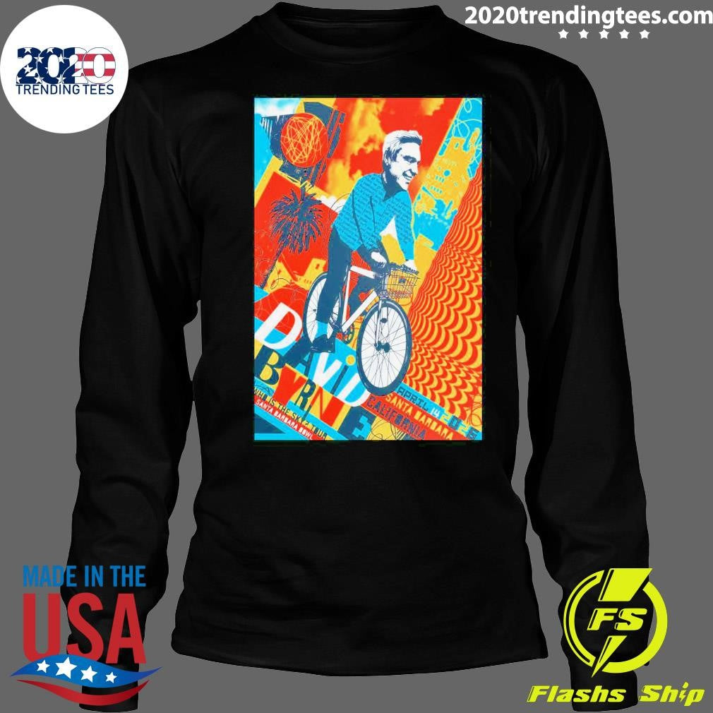 David Byrne April 14 2026 Santa Barbara Bowl In Santa Barbara CA Shirt