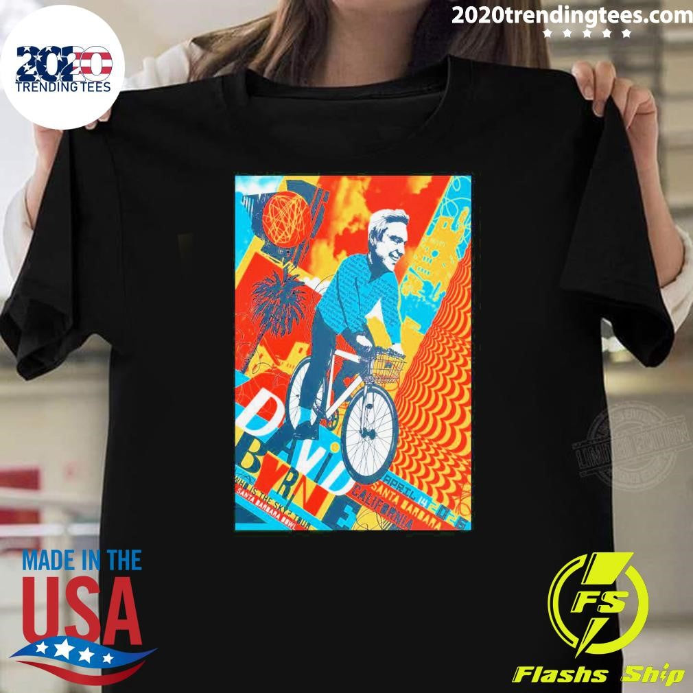 David Byrne April 14 2026 Santa Barbara Bowl In Santa Barbara CA Shirt