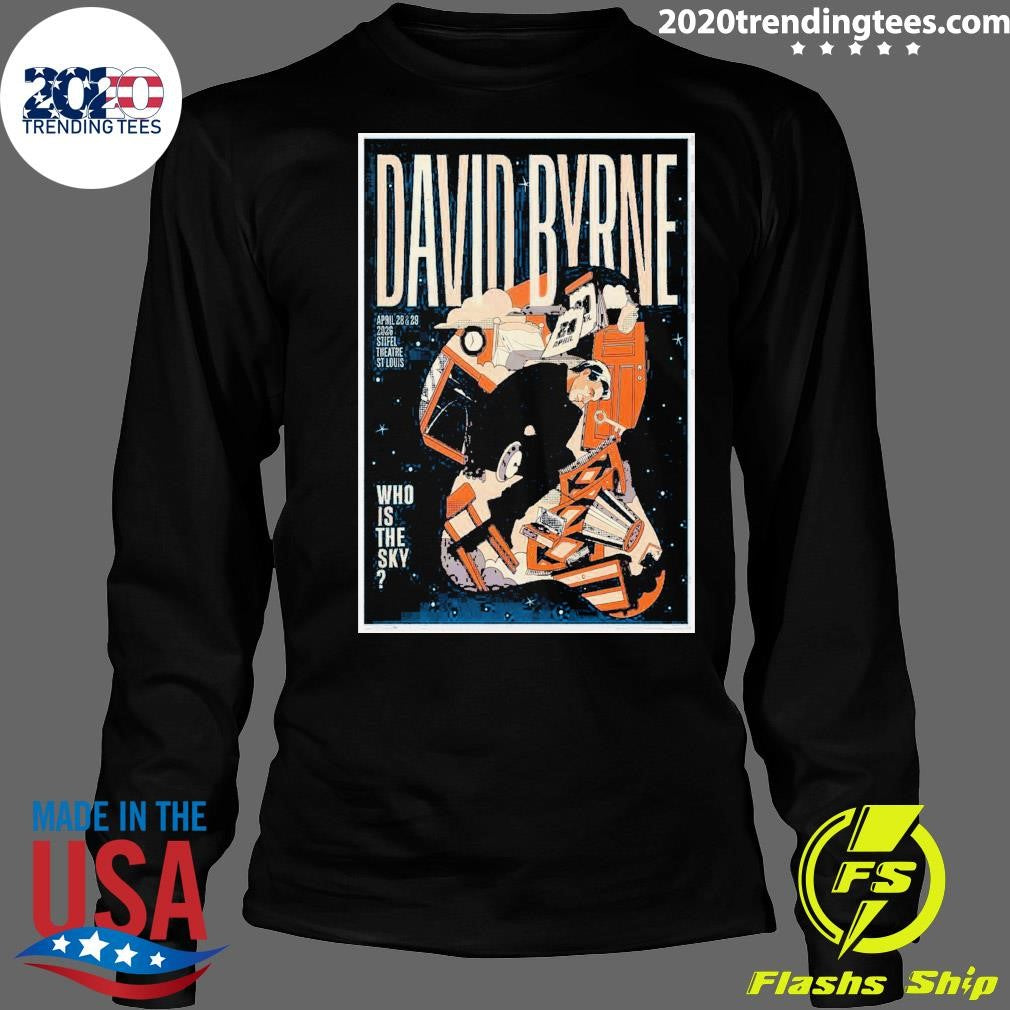 David Byrne Stifel Theatre St. Louis MO April 28-29 2026 Shirt
