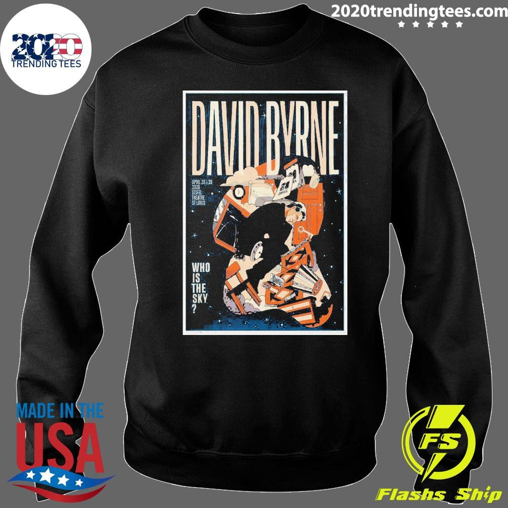 David Byrne Stifel Theatre St. Louis MO April 28-29 2026 Shirt