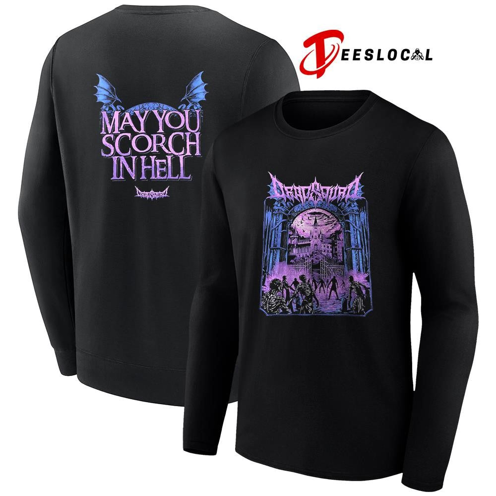 Deadsquad may you scorch in hell castle graphic shirt