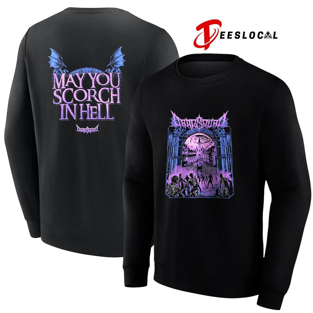 Deadsquad may you scorch in hell castle graphic shirt