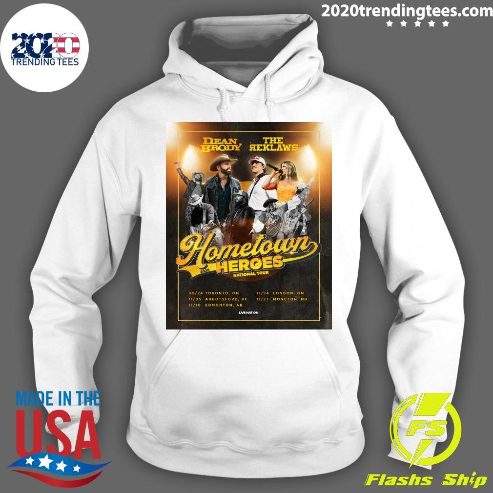 Dean Brody and The Reklaws Are Coming To Toronto And London For The Hometown Heroes Tour 2026 Shirt