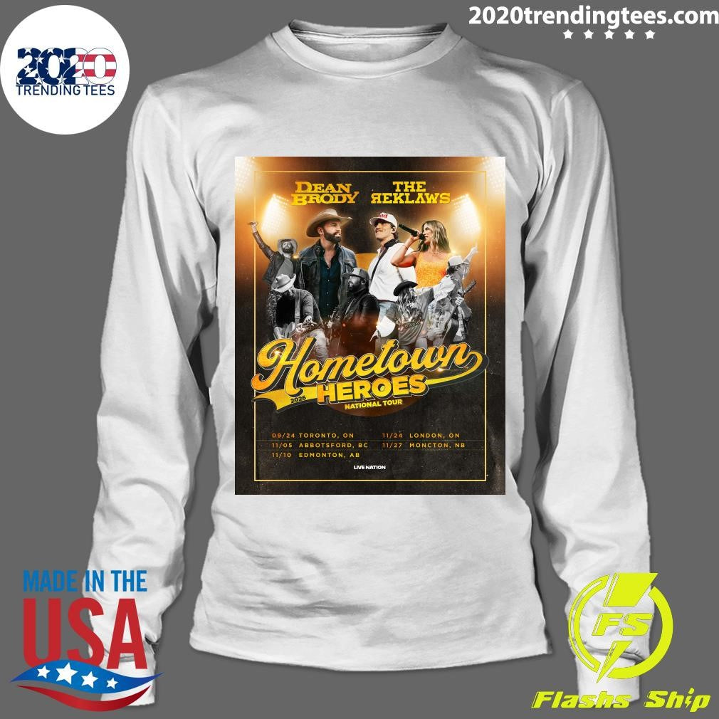 Dean Brody and The Reklaws Are Coming To Toronto And London For The Hometown Heroes Tour 2026 Shirt