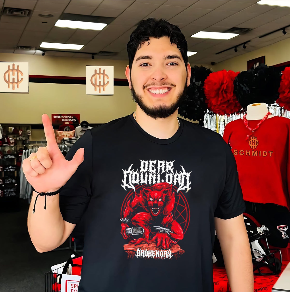 Dear Download x Broken Day Werewolf Metal shirt