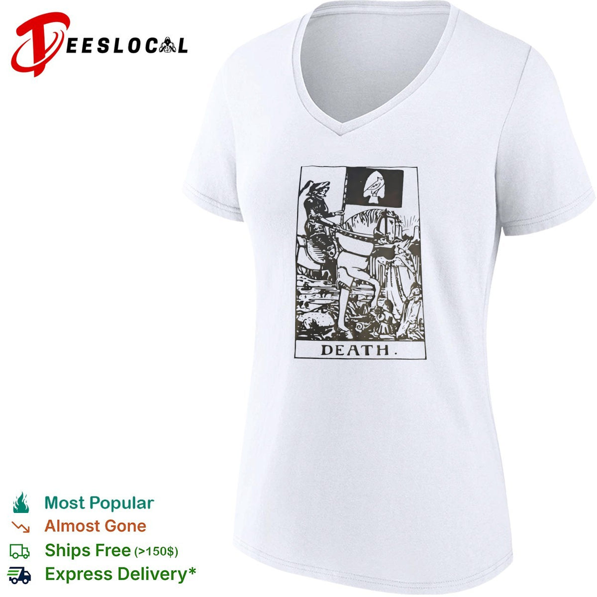 Death Tarot Card Parody shirt