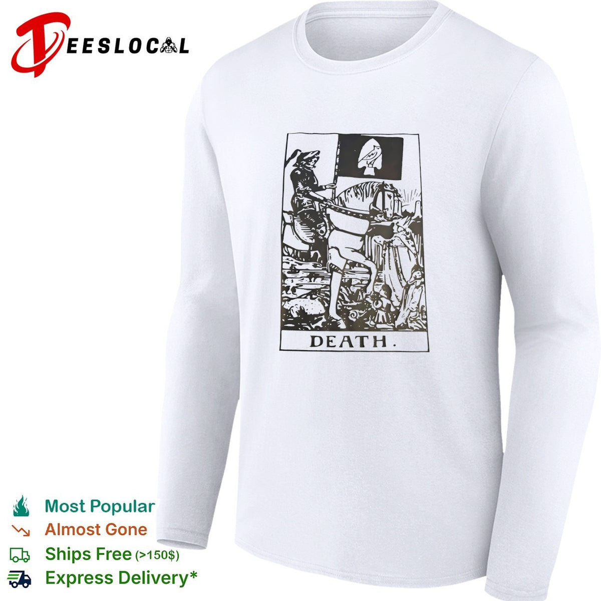 Death Tarot Card Parody shirt