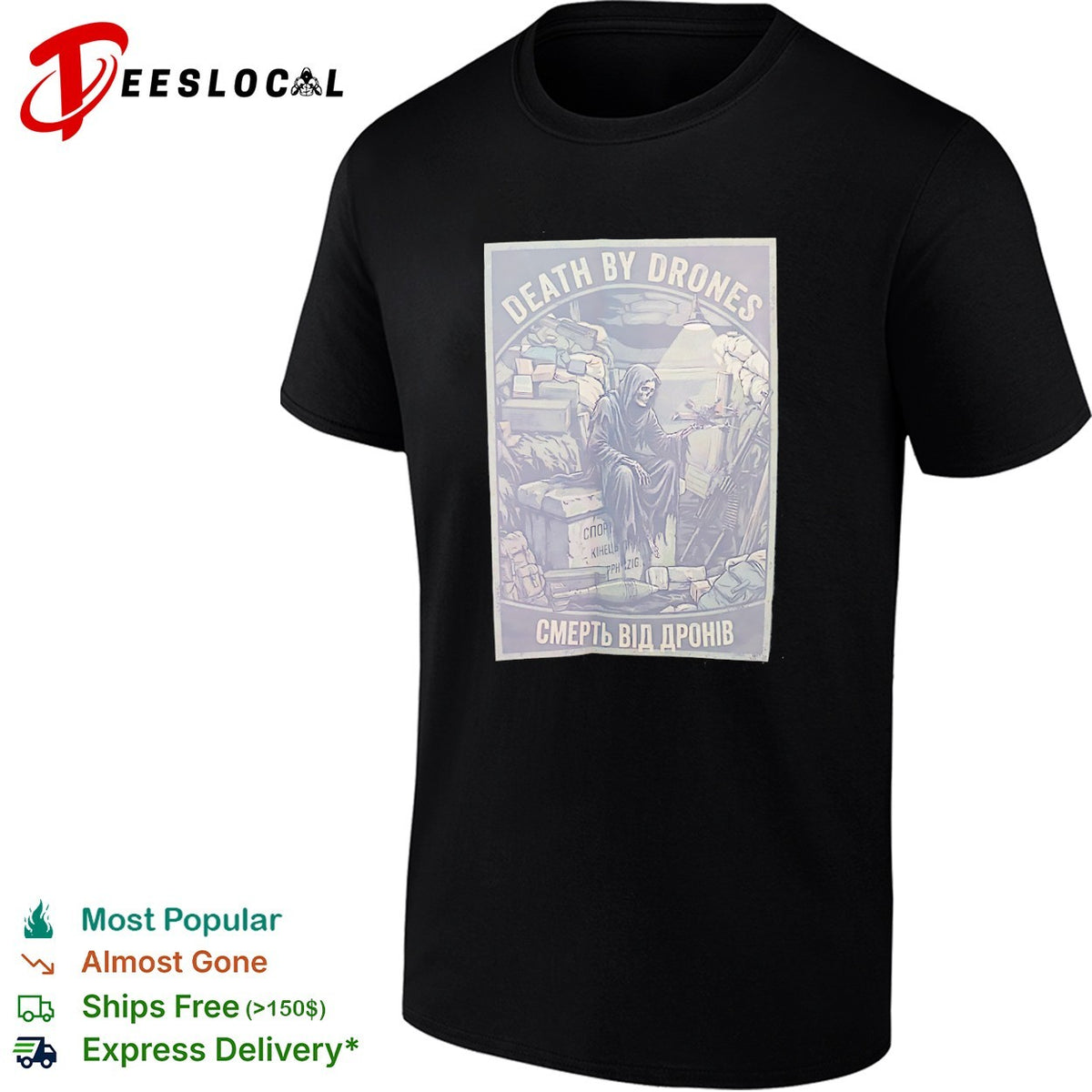 Death by Drones Death shirt