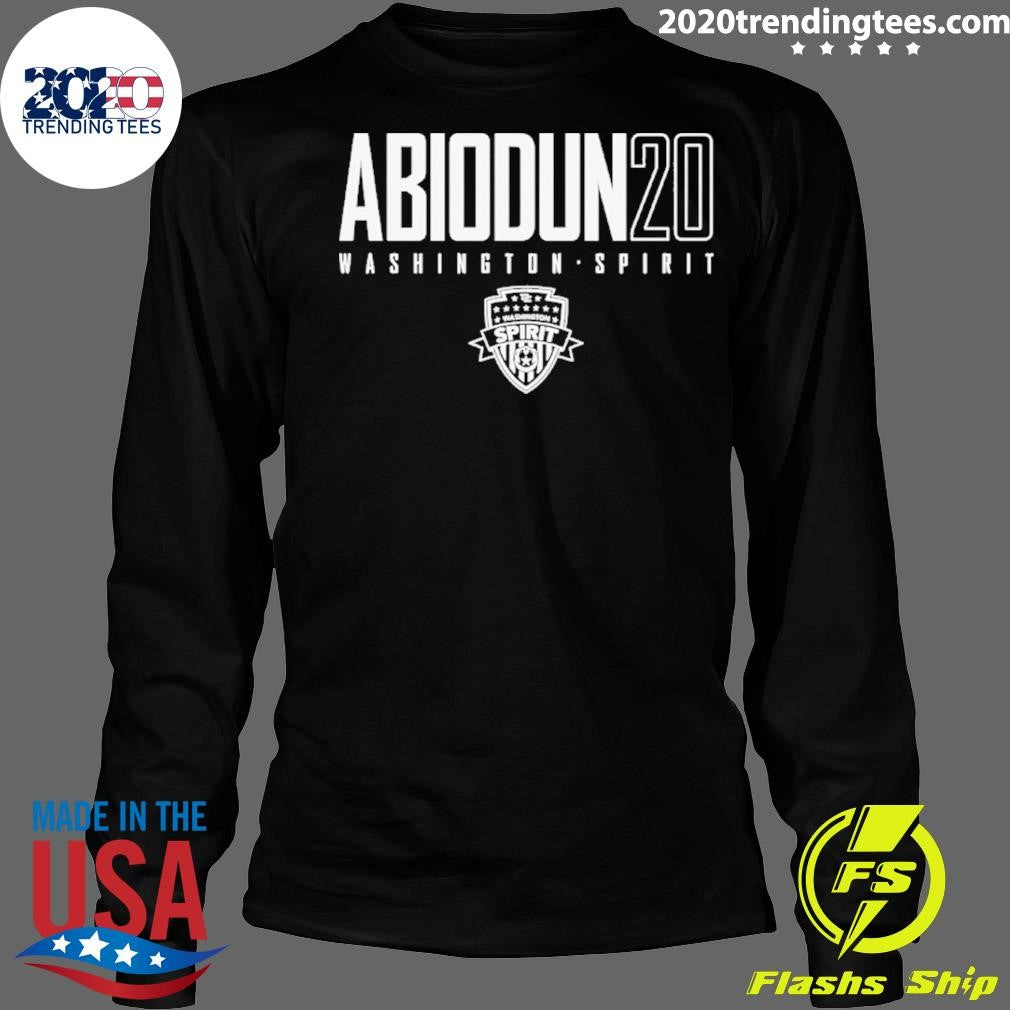 Deborah Abiodun 20 Washington Spirit Nwsl Name And Number Shirt