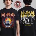 Def Leppard Live 2026 Tour UK And EU Merch Glasgow UK Event T-Shirt