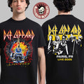 Def Leppard Live 2026 Tour UK And EU Merch Paris France Event T-Shirt