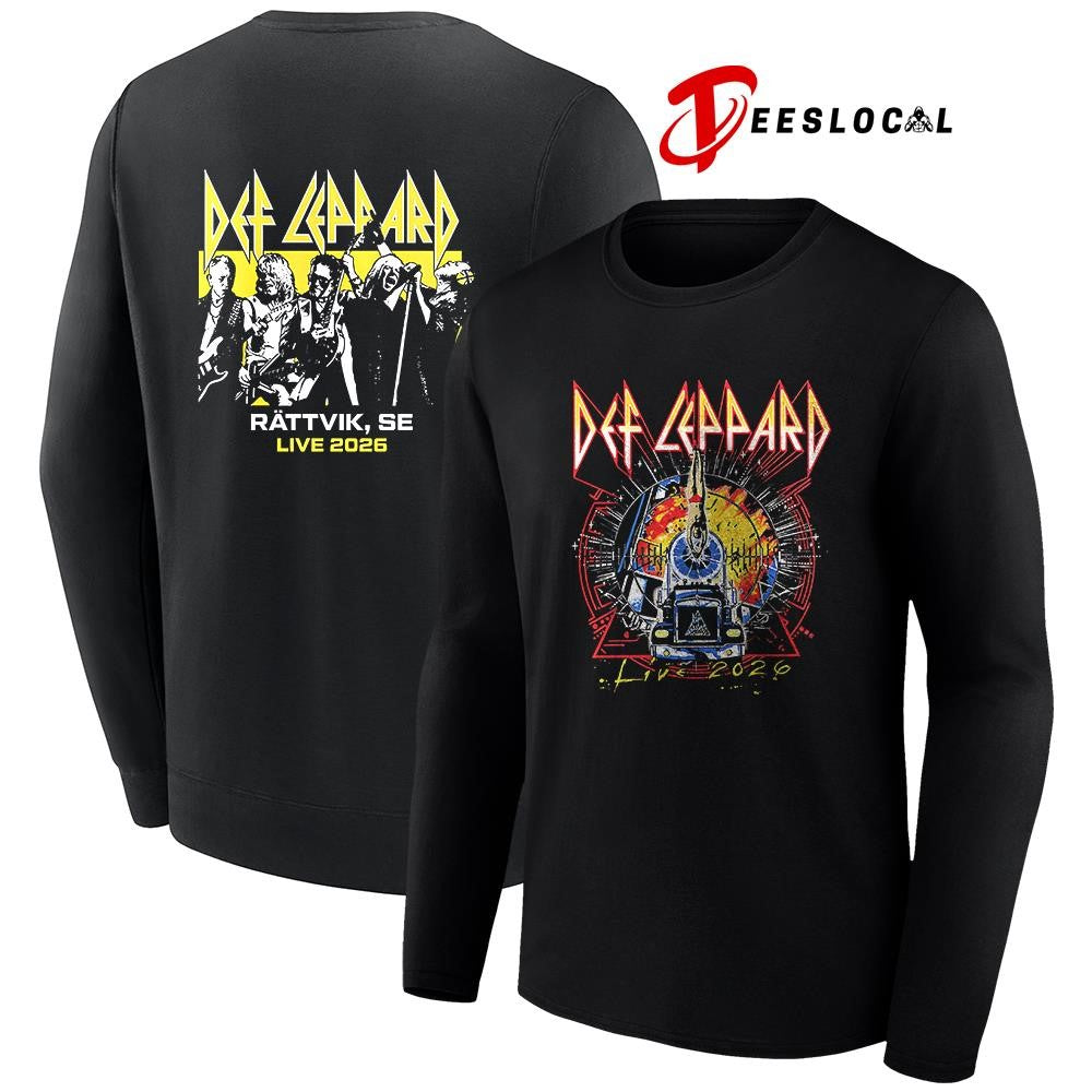 Def Leppard tour UK and EU Rattvik Sweden event shirt
