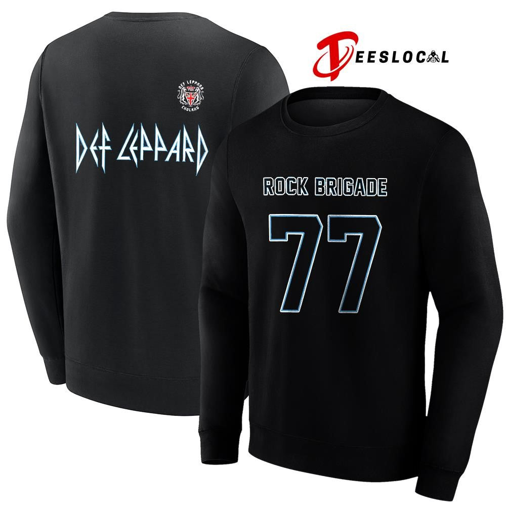 Def Leppard tour UK and EU Rock Brigate 77 shirt