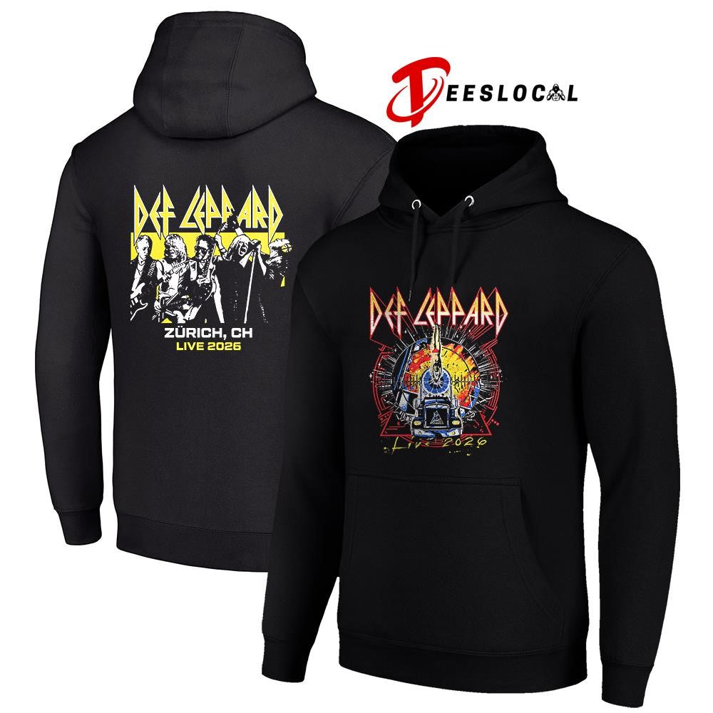 Def Leppard tour UK and EU Zurich Switzerland event shirt