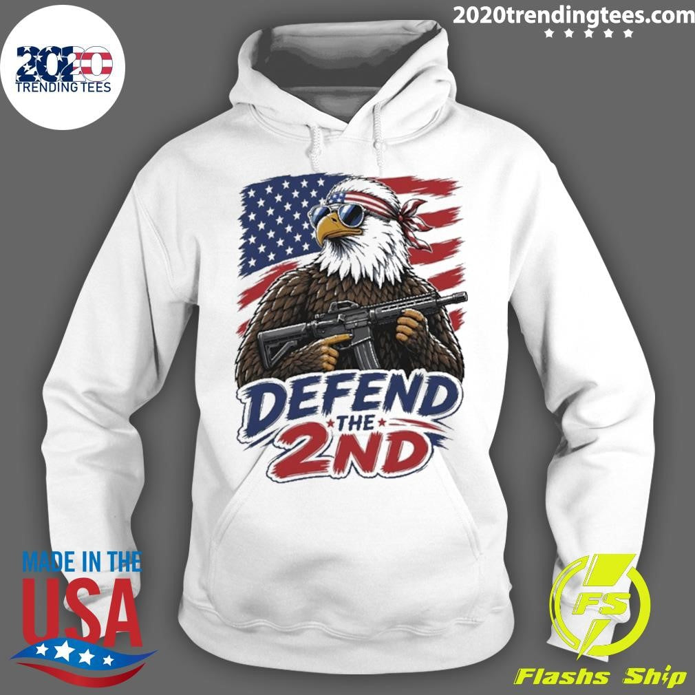 Defend The 2nd Eagle Gun Patriotic Graphic Shirt