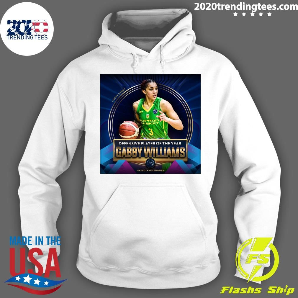 Defensive Player Of The Year Gabby Williams #EuroLeagueWomen Shirt