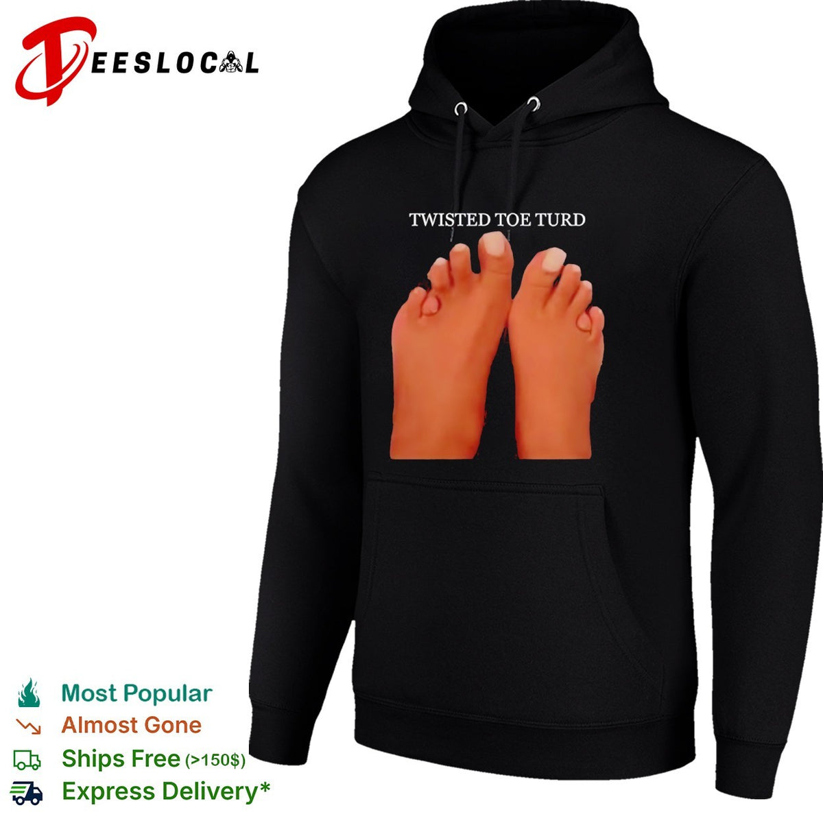 Deformed feet Twisted Toe Turd shirt