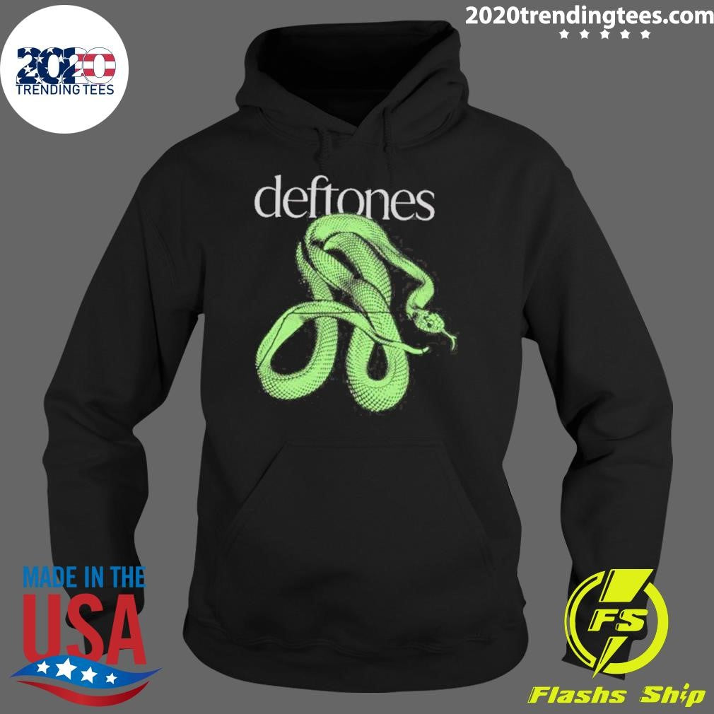 Deftones Australia And New Zealand Tour 2026 Merch Big Snake Shirt