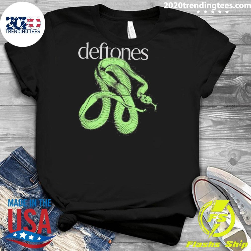 Deftones Australia And New Zealand Tour 2026 Merch Big Snake Shirt