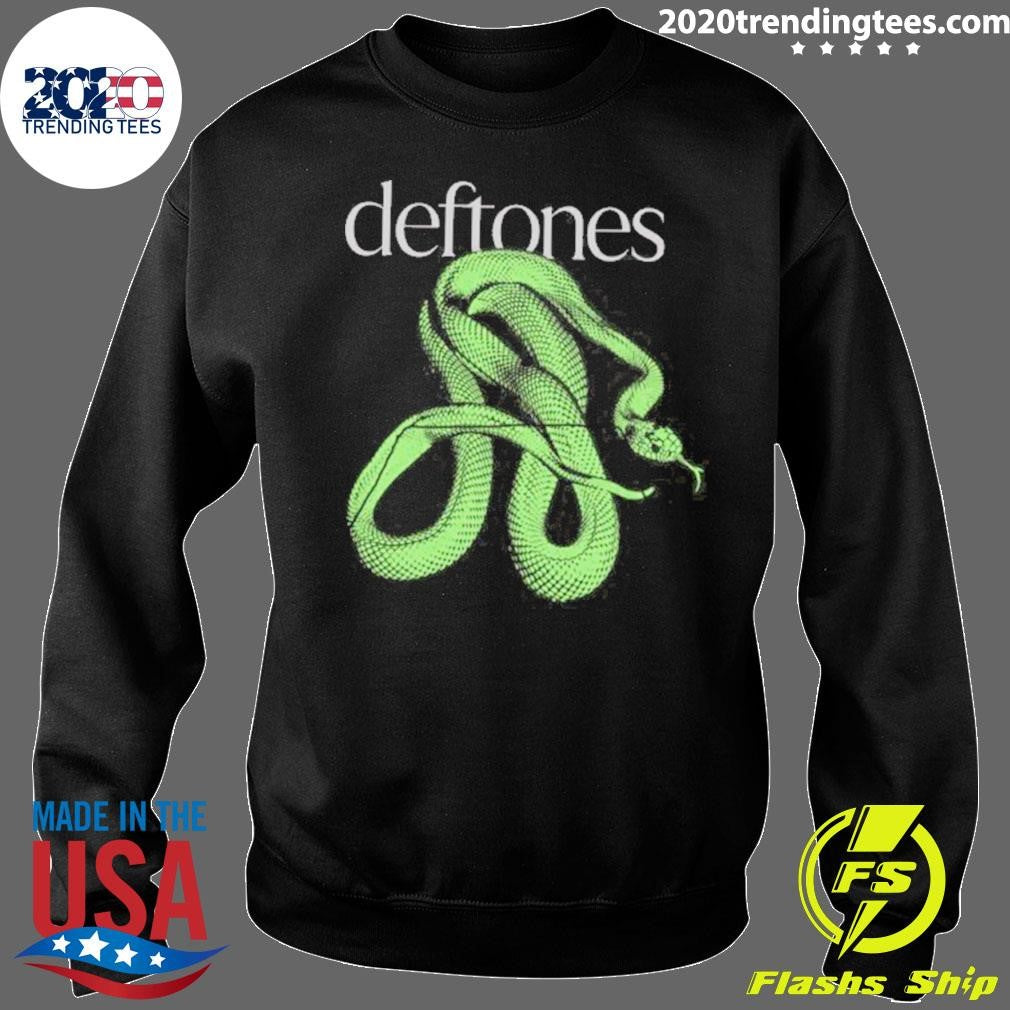 Deftones Australia And New Zealand Tour 2026 Merch Big Snake Shirt