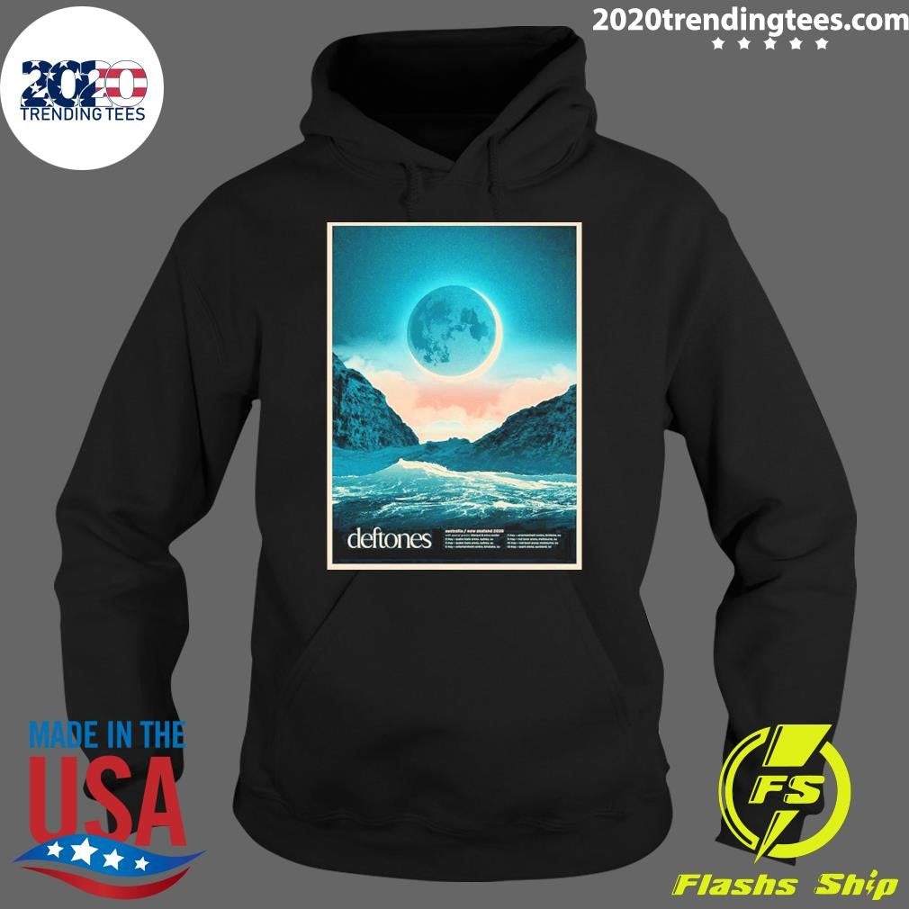Deftones Australia And New Zealand Tour 2026 Schedule Dates Eclipse Art Shirt