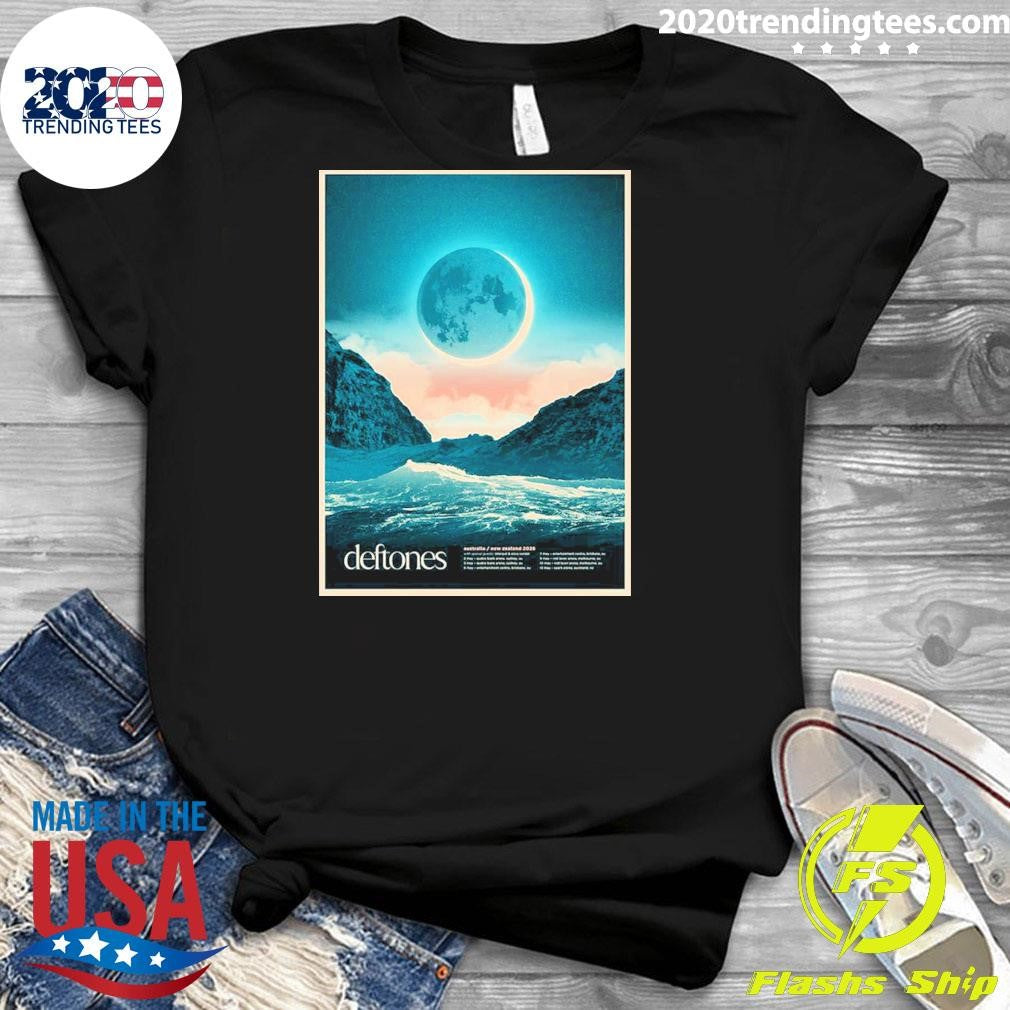 Deftones Australia And New Zealand Tour 2026 Schedule Dates Eclipse Art Shirt