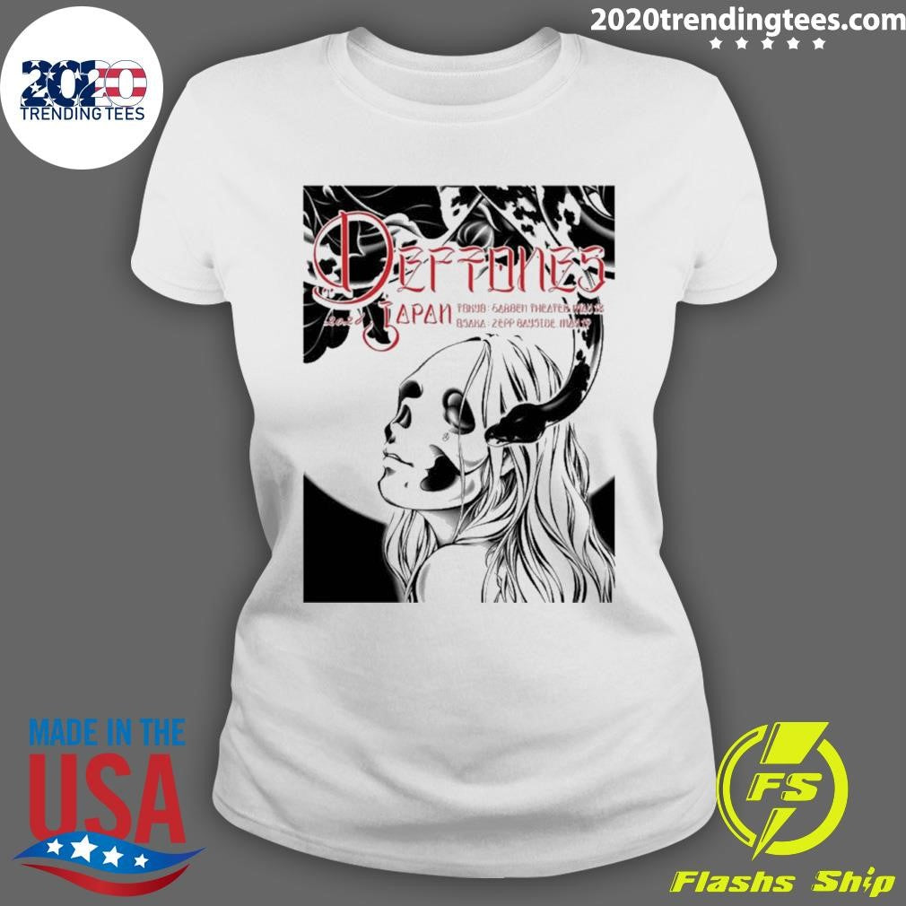 Deftones Japan Tour 2026 Tokyo And Osaka Event Poster Shirt