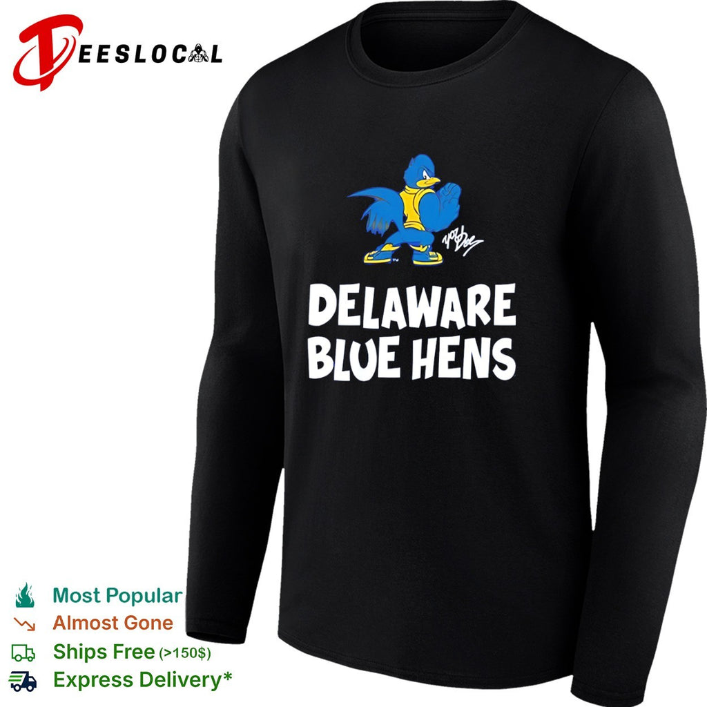 Delaware Blue Hens YoUDee mascot shirt