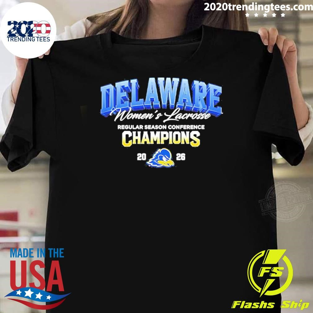 Delaware Women’s Lacrosse Regular Season Conference Champions 2026 Shirt
