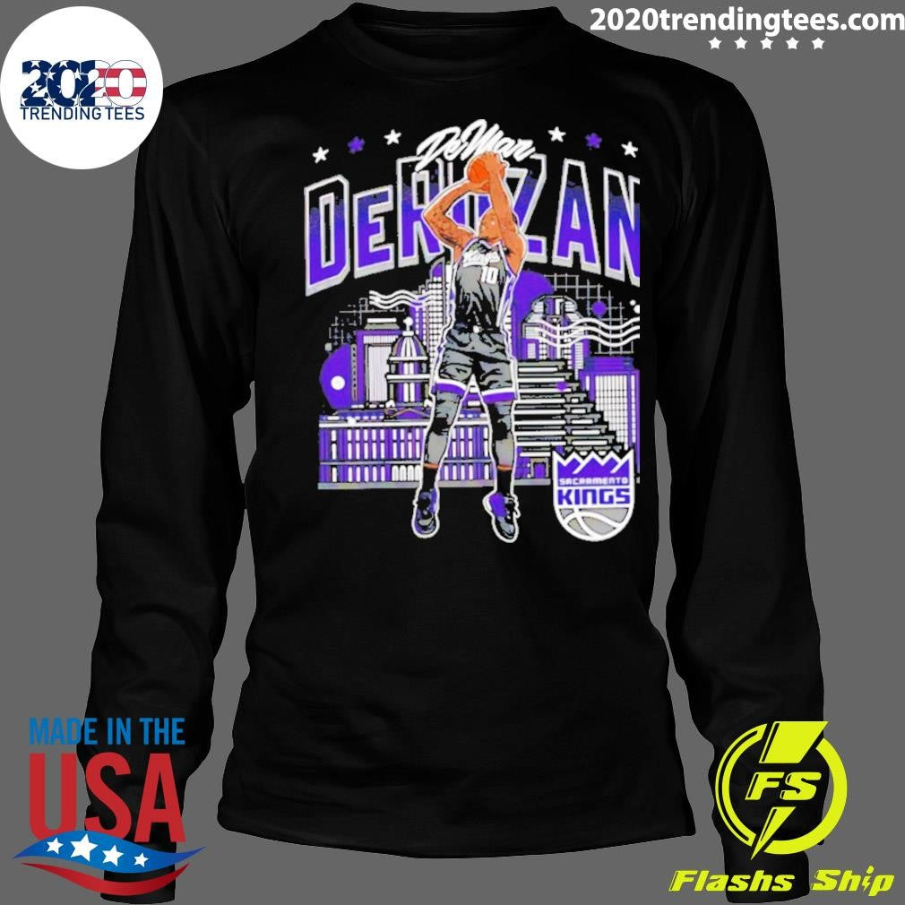 Demar Derozan Nba Sacramento Kings Skyline Shirt
