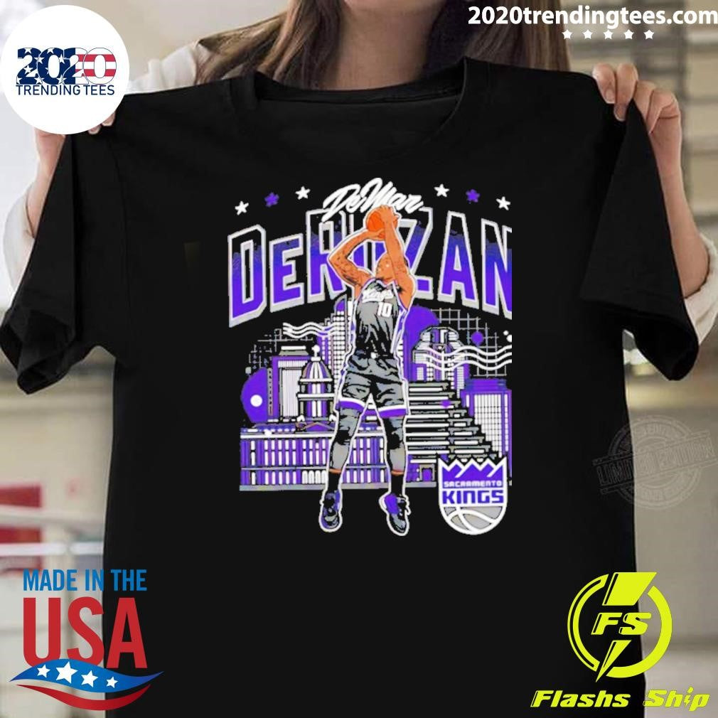 Demar Derozan Nba Sacramento Kings Skyline Shirt
