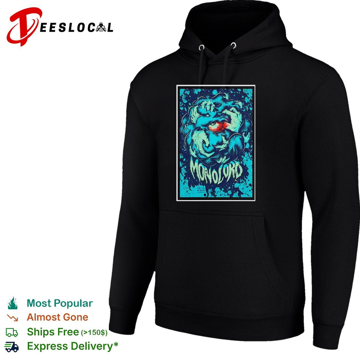 Demonic creature monster concert framed poster art shirt