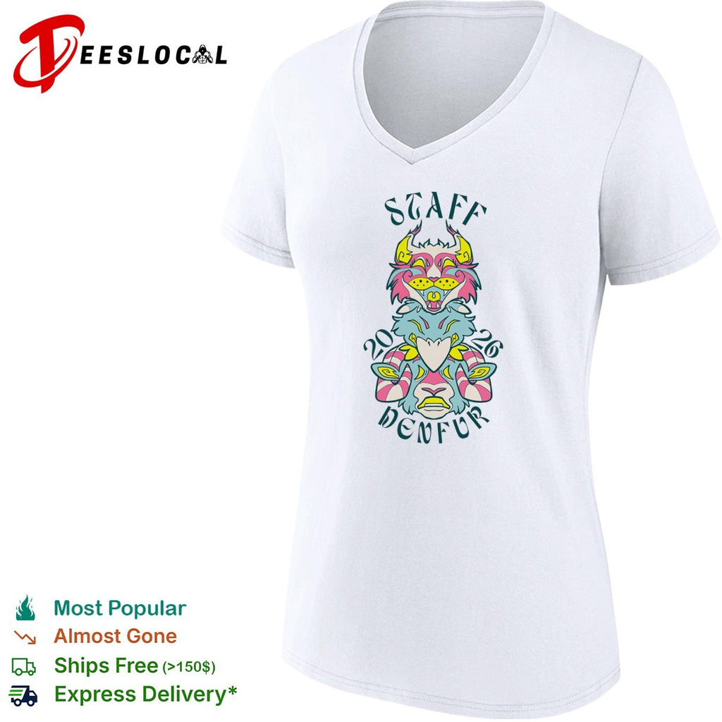 DenFur furry convention staff animal totem 2026 shirt