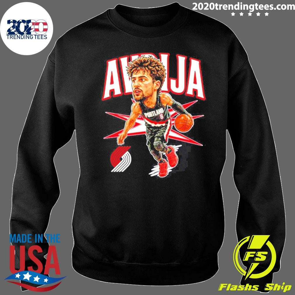Deni Avdija Portland Trail Blazers Big Head Cartoon Shirt