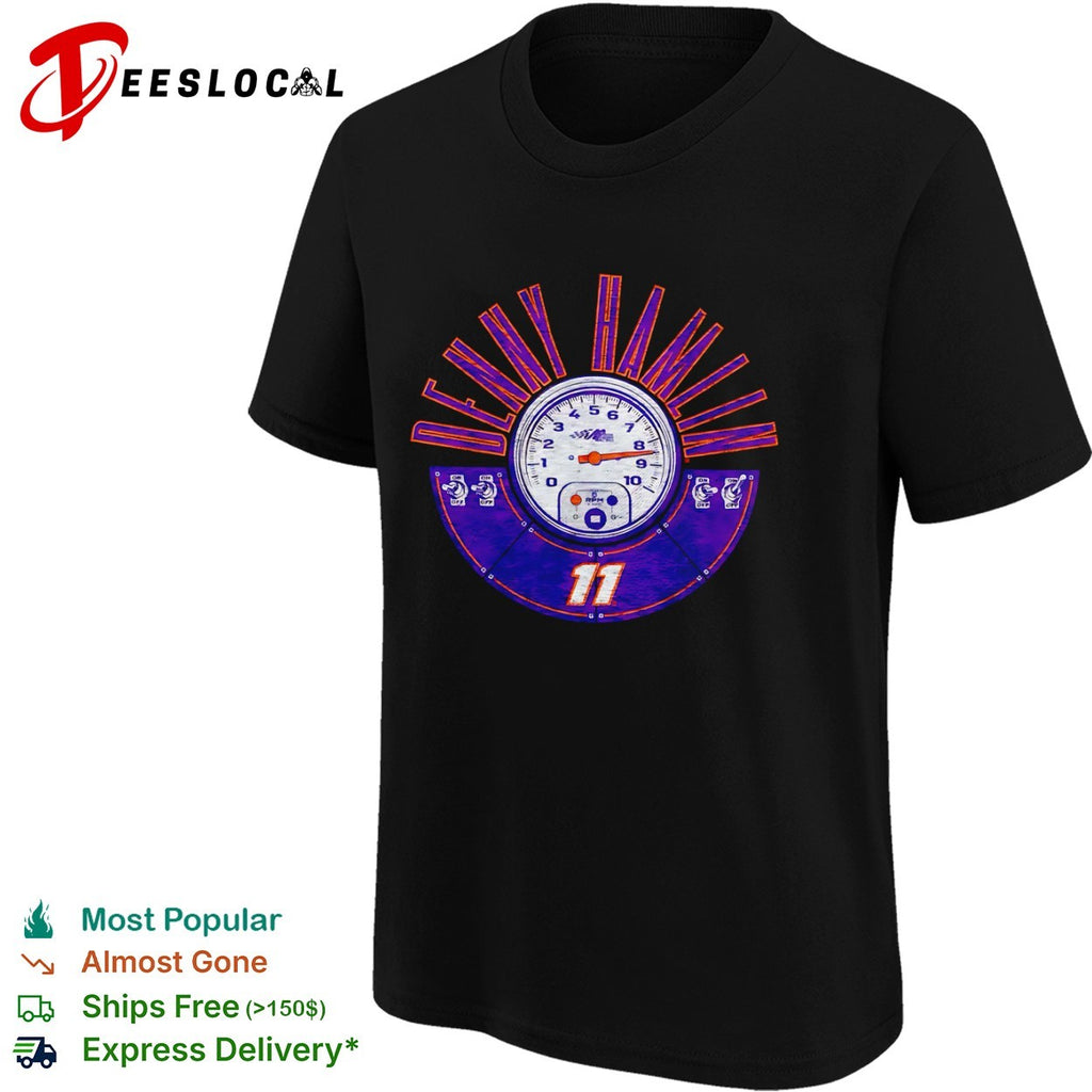 Denny Hamlin 11 Joe Gibbs Racing Nascar Cup Series Tachometer Racing Logo shirt