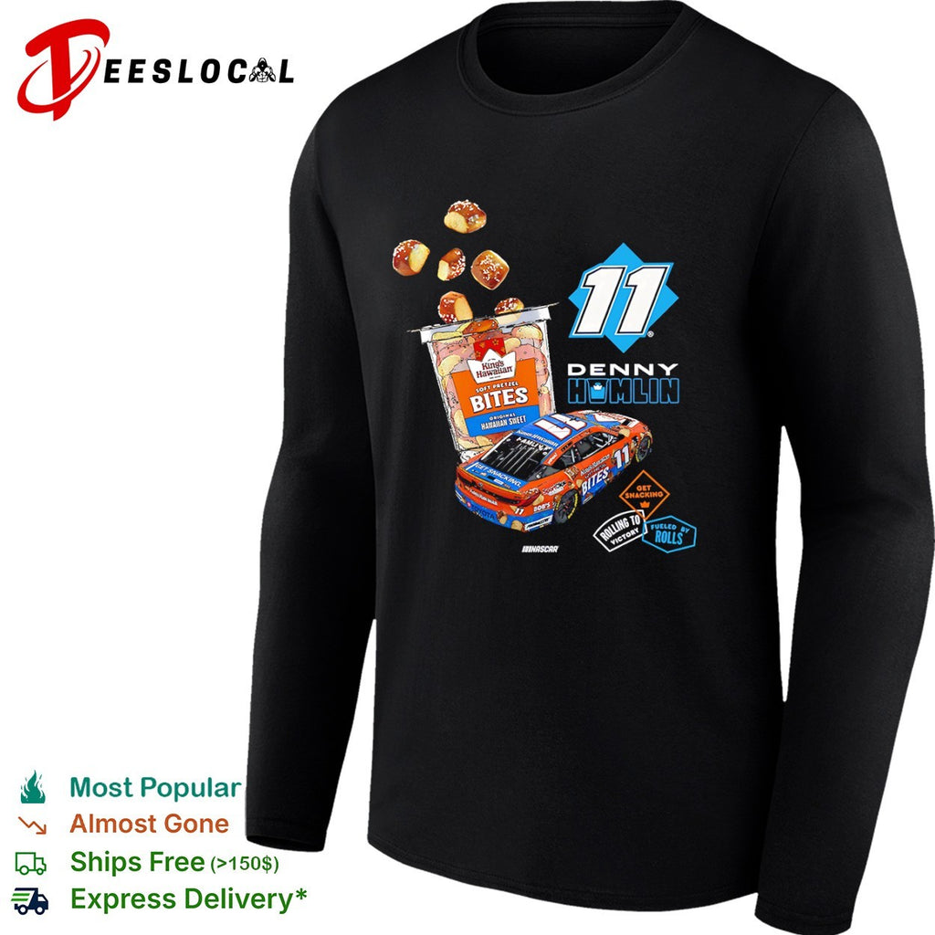 Denny Hamlin 11 Joe Gibbs Racing Nascar Kings Hawaiian Soft Pretzel Bites shirt