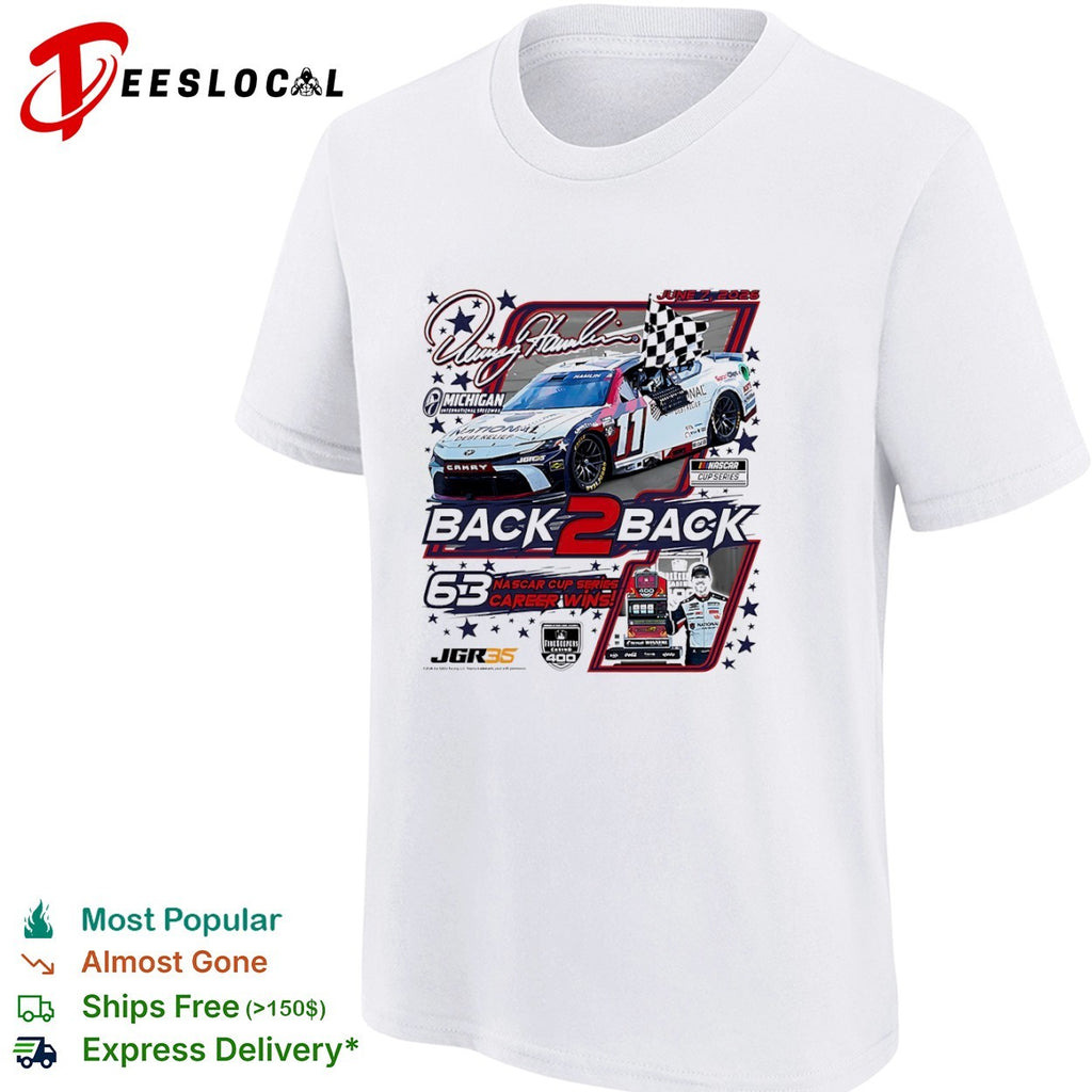 Denny Hamlin Joe Gibbs Racing NASCAR Cup Series Michigan International Speedway shirt