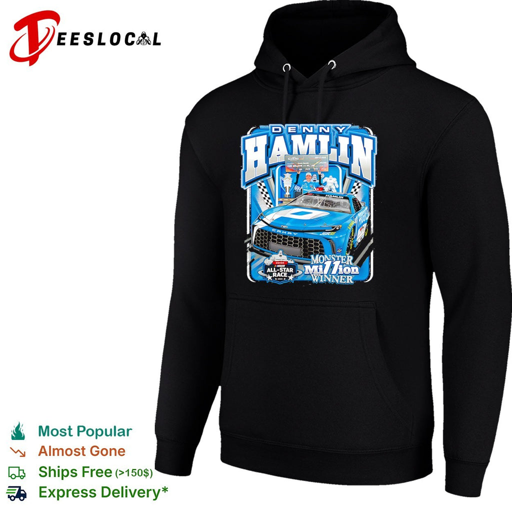 Denny Hamlin Joe Gibbs Racing NASCAR Dover All Star Race 2026 Monster Million shirt