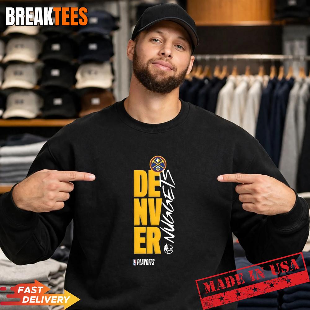 Denver Nuggets Basketball NBA Playoffs Logo T-Shirt