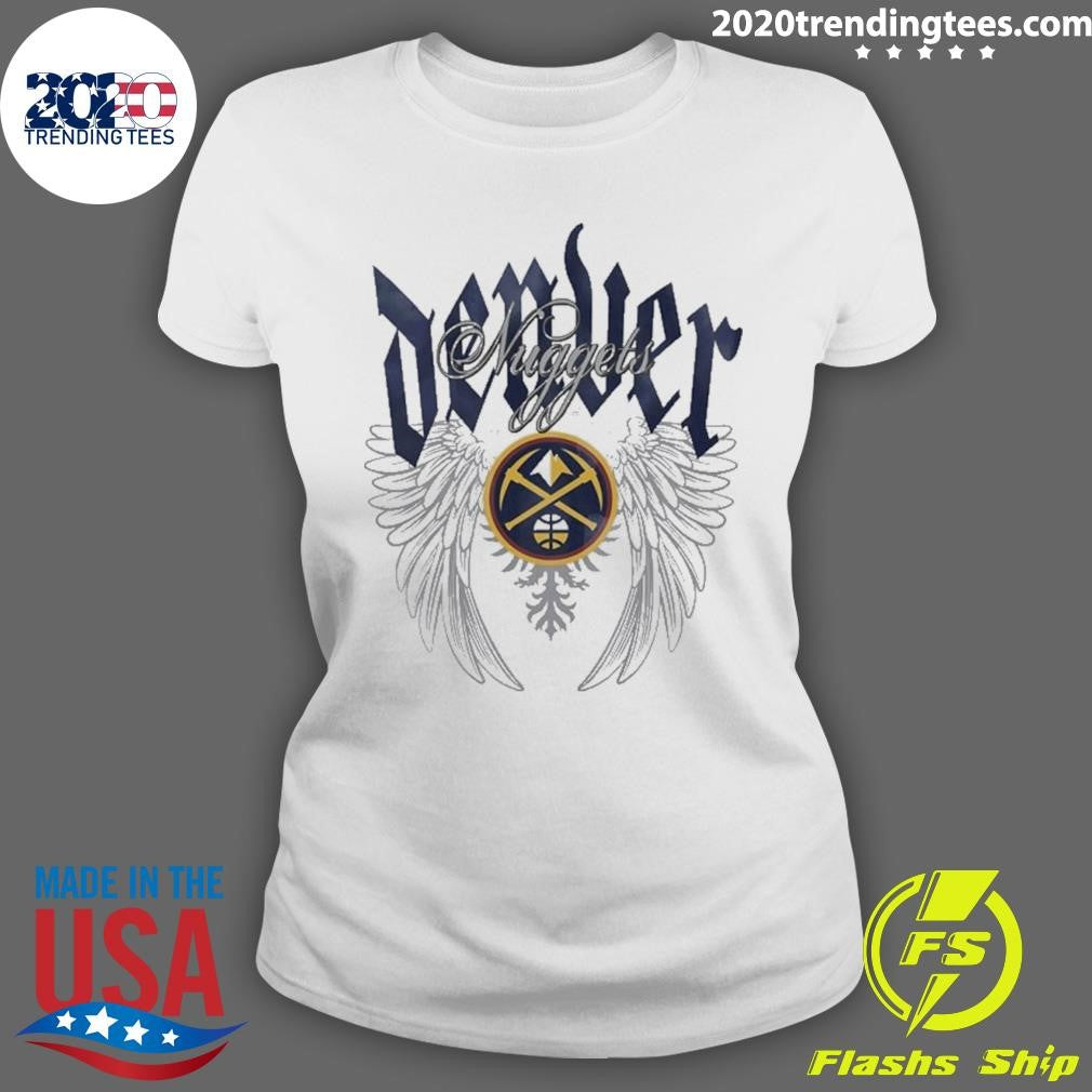 Denver Nuggets Basketball Old English Shirt